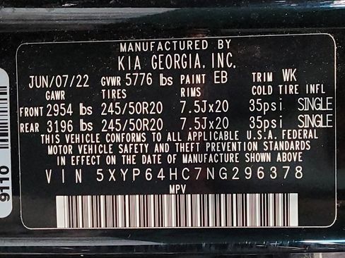 Used 2022 Kia Telluride S FWD image 33