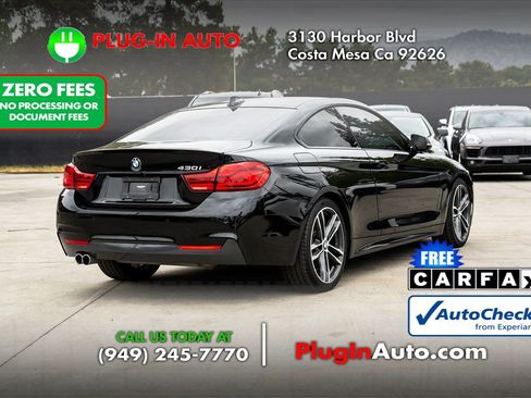 Used 2019 BMW 430i Coupe w/ M Sport Package RWD image 4