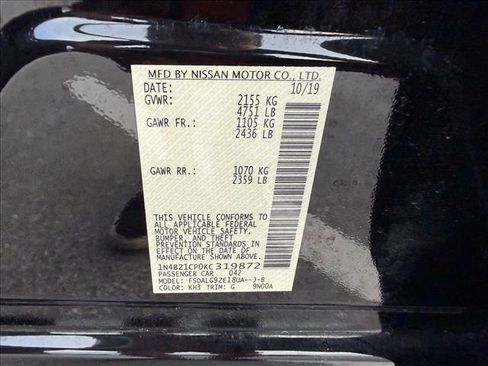 Used 2019 Nissan Leaf SL Plus w/ Protection Package FWD image 23