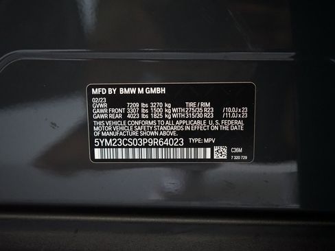 Used 2023 BMW XM AWD/4WD image 36