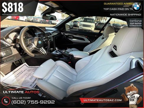 Used 2020 BMW M4 Convertible w/ Competition Package RWD image 9