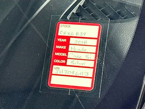 Certified 2018 Honda Civic Si image 26