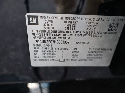 Used 2017 Chevrolet Silverado 1500 LTZ Z71 w/ LTZ Plus Package image 49