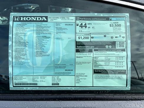 New 2025 Honda Accord Touring image 29