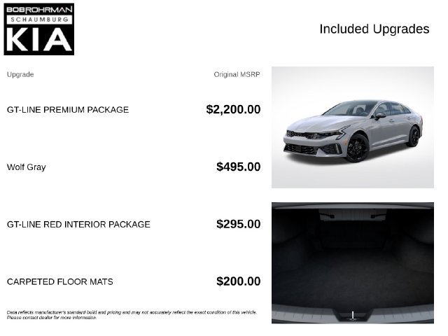 New 2026 Kia K5 GT-Line w/ GT-Line Premium Package AWD/4WD image 4