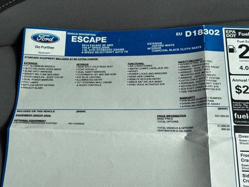 Used 2014 Ford Escape SE image 29