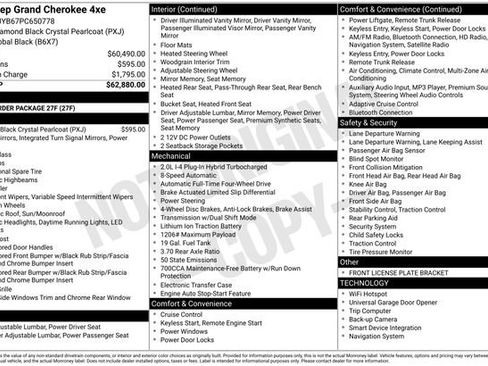 New 2023 Jeep Grand Cherokee 4WD 4xe image 11