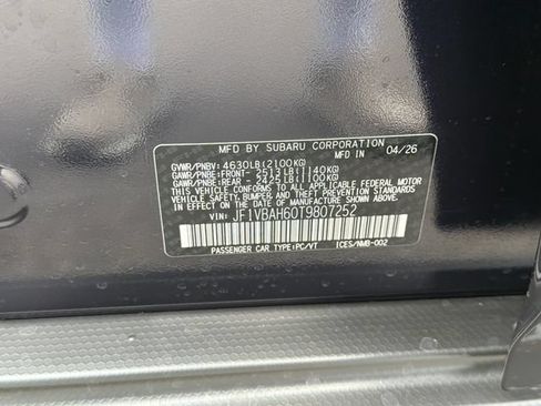 New 2026 Subaru WRX Premium AWD/4WD image 24
