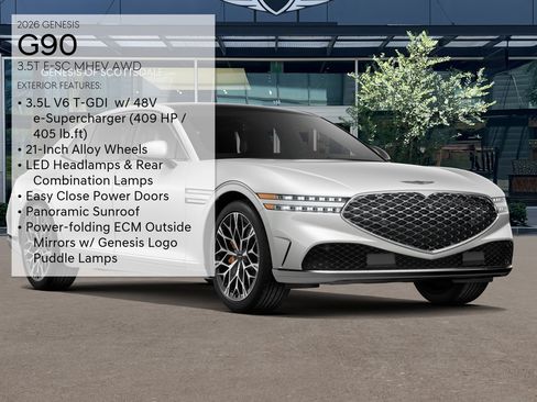 New 2026 Genesis G90 3.5T AWD/4WD image 3