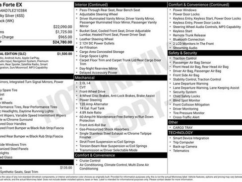 Certified 2020 Kia Forte EX w/ EX Special Edition image 12