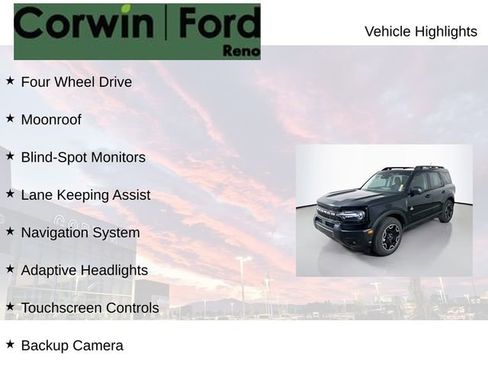 Used 2025 Ford Bronco Sport Outer Banks w/ Outer Banks Tech Package+ AWD/4WD image 7