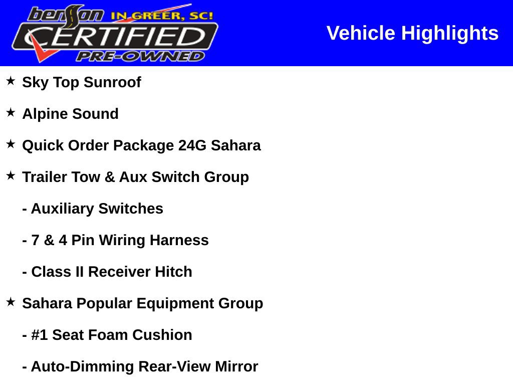 Used 2025 Jeep Wrangler Unlimited Sahara AWD/4WD image 2