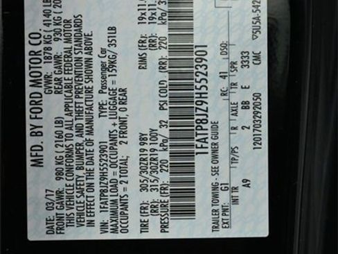 Used 2017 Ford Mustang Shelby GT350R w/ GT350R Equipment Group 920A image 30