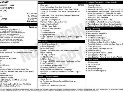 Used 2023 Kia K5 GT w/ GT1 Package FWD image 39