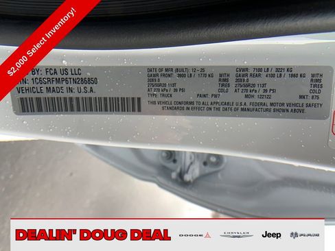 New 2026 RAM 1500 4x4 Crew Cab image 33