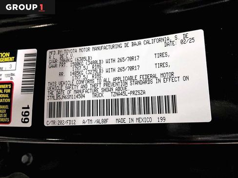 Certified 2025 Toyota Tacoma TRD Off-Road w/ TRD Off Road Upgrade Package AWD/4WD image 37