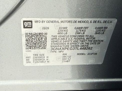 New 2026 Chevrolet Equinox LT w/ Convenience Package II AWD/4WD image 43