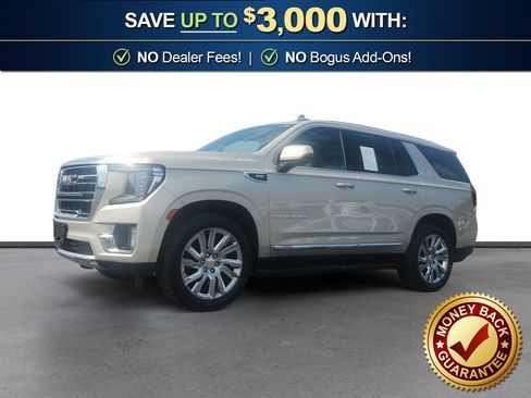 Used 2021 GMC Yukon SLT w/ Rear Media and Nav Package RWD image 1