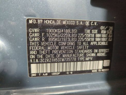 Certified 2026 Honda HR-V Sport image 25