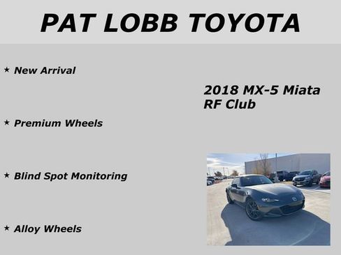 Used 2018 MAZDA MX-5 Miata RF Club image 19