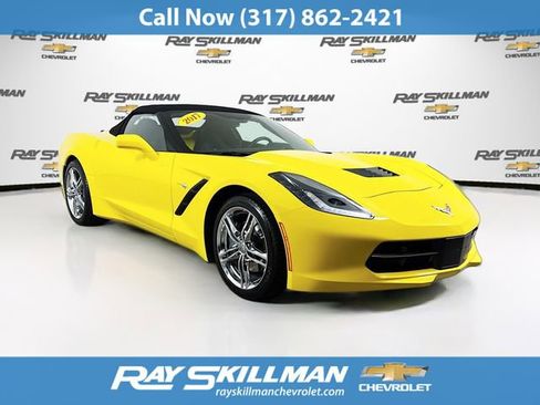 Used 2017 Chevrolet Corvette Stingray Convertible w/ 3LT Preferred Equipment Group RWD image 1