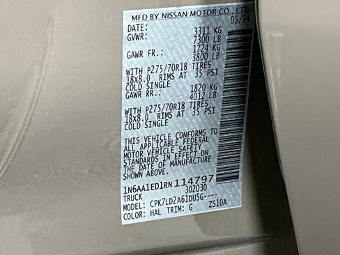 Used 2024 Nissan Titan PRO-4X w/ Pro-4x Convenience Package image 31