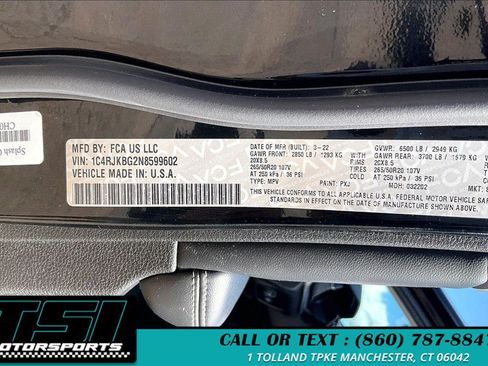 Used 2022 Jeep Grand Cherokee L Limited w/ Black Appearance Package AWD/4WD image 36