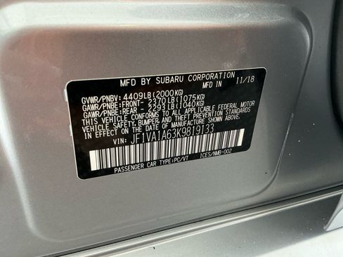 Used 2019 Subaru WRX AWD/4WD image 38