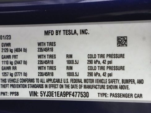 Used 2023 Tesla Model 3 Standard Range RWD image 43