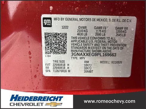 Used 2023 Chevrolet Equinox Premier AWD/4WD image 8