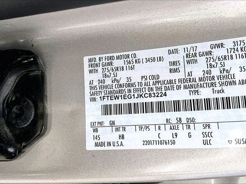 Used 2018 Ford F150 Lariat AWD/4WD image 20