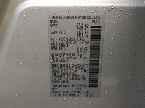 Used 2020 Nissan Pathfinder S image 33