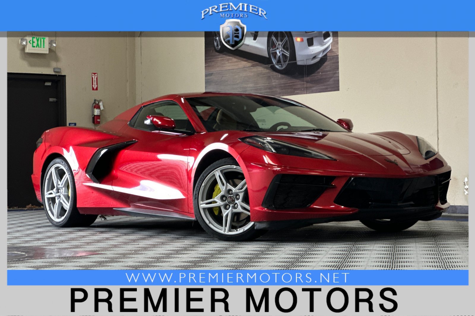 Used 2021 Chevrolet Corvette Stingray Premium Conv w/ 3LT RWD image 1