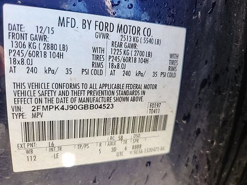Used 2016 Ford Edge SEL w/ Equipment Group 201A AWD/4WD image 43