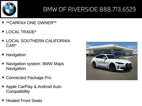 Certified 2025 BMW i4 eDrive40 w/ M Sport Package RWD image 15