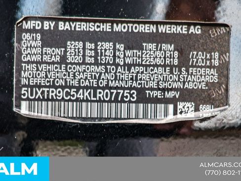 Used 2019 BMW X3 xDrive30i w/ Convenience Package AWD/4WD image 47