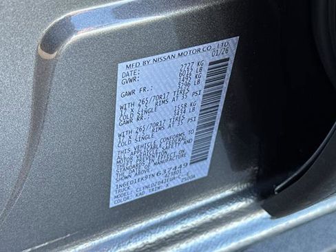 New 2026 Nissan Frontier PRO-4X w/ Pro-4x Convenience Package image 32