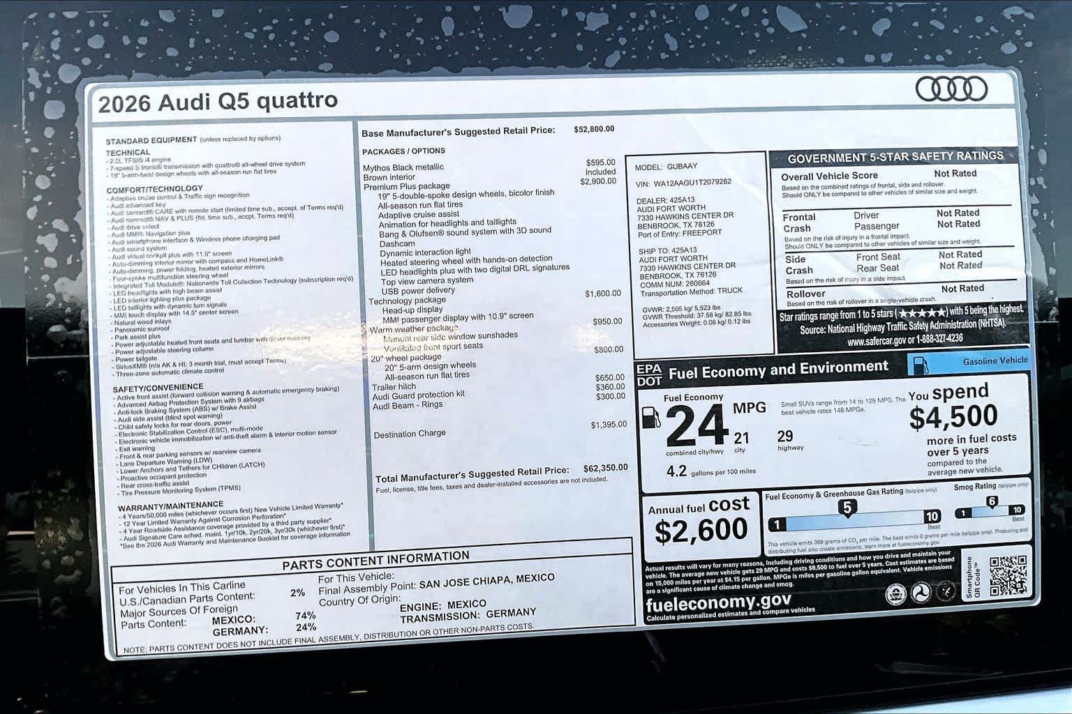 New 2026 Audi Q5 Premium Plus AWD/4WD image 16