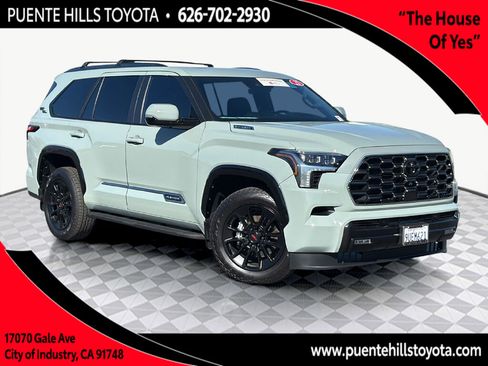 Certified 2025 Toyota Sequoia Platinum w/ TRD Off-Road Package image 1