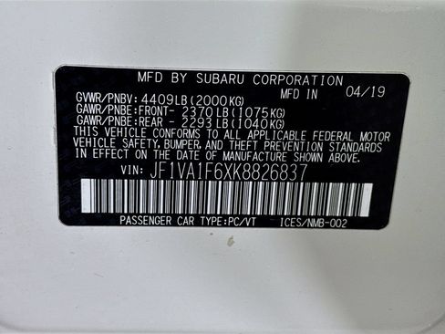 Used 2019 Subaru WRX Premium AWD/4WD image 40