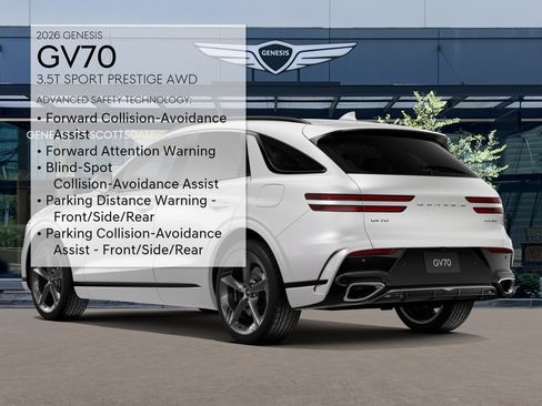 New 2026 Genesis GV70 3.5T Sport Prestige w/ G1 Accessory Package AWD/4WD image 7