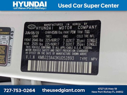 Used 2019 Hyundai Tucson SE FWD image 31
