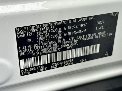 New 2025 Toyota RAV4 XLE w/ Convenience Package image 23