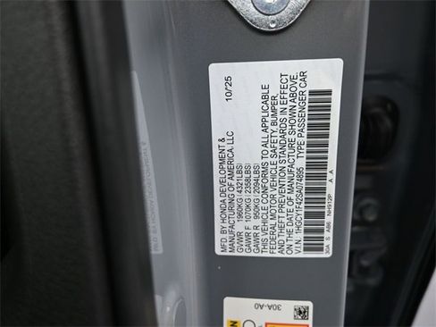 New 2025 Honda Accord SE image 10