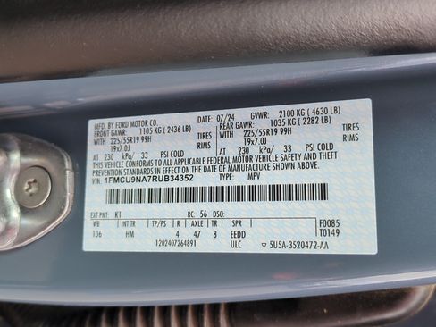 Used 2024 Ford Escape ST-Line Select w/ Tech Pack #2 AWD/4WD image 37