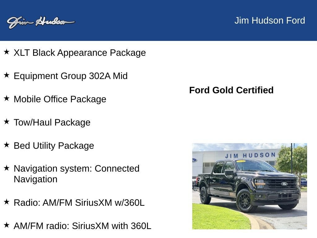 Used 2024 Ford F150 XLT w/ Equipment Group 302A MID AWD/4WD image 12