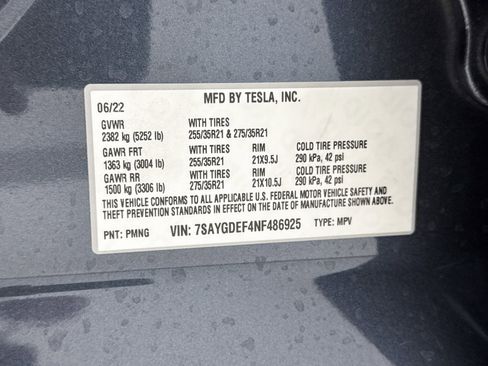 Used 2022 Tesla Model Y Performance image 32