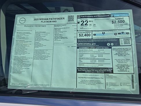 New 2025 Nissan Pathfinder Platinum w/ Lighting Package (N92) image 47