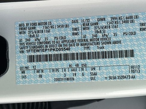 Certified 2023 Ford F150 XLT w/ Equipment Group 302A High image 34