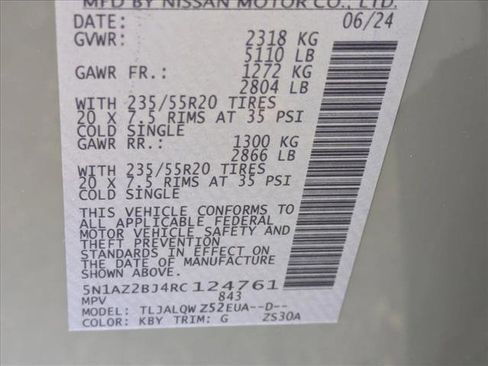 Certified 2024 Nissan Murano SV w/ SV Midnight Edition Package FWD image 24
